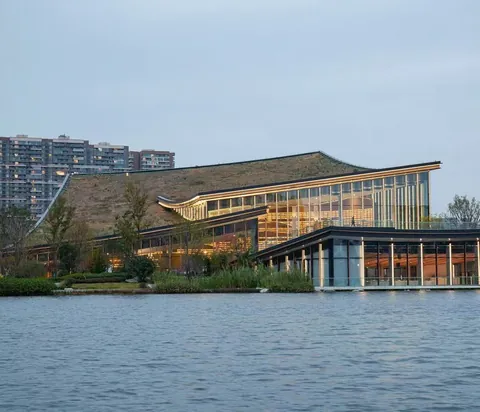 A library in my hometown, which I often visit to read books because it's close to home, in Chengdu, China