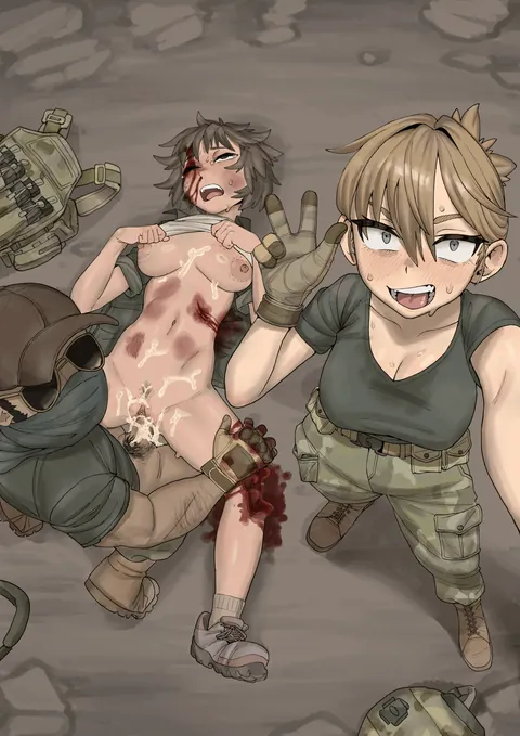 We both got the kills so we're sharing the spoils