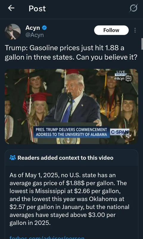 Gas prices are (not) down.