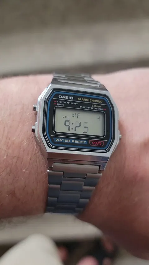 My watch smacked a doorknob