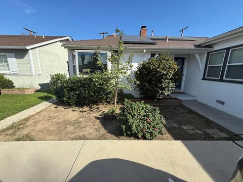 Small Front Yard Overhaul - Desert Landscape with Dry Creek in SoCal