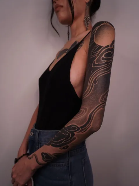 Cloud sleeve by me @clvntn (Kiku Space, Singapore)