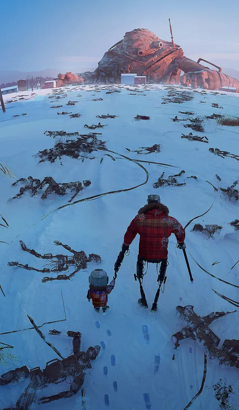 The Junkyard by Jimmy Kim, Digital, 2018.