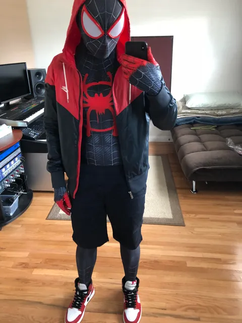 Miles morales suit came in today