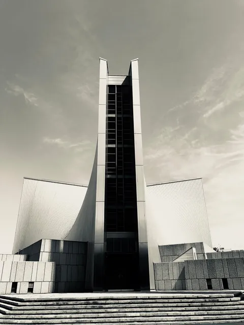 Tokyo St. Mary's Cathedral - designed by Kenzō Tange