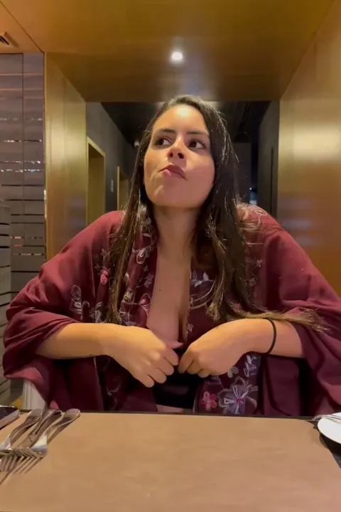 Making the dinner date a tit more fun