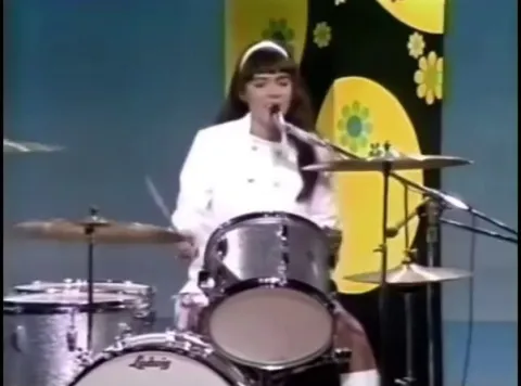 A drum solo by 18-year-old Karen Carpenter from 1968.