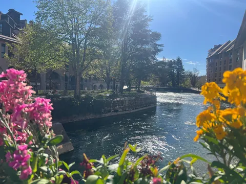 Springtime in Annecy, France.