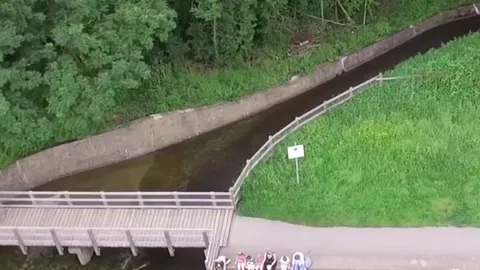 Drone captures its own rescue
