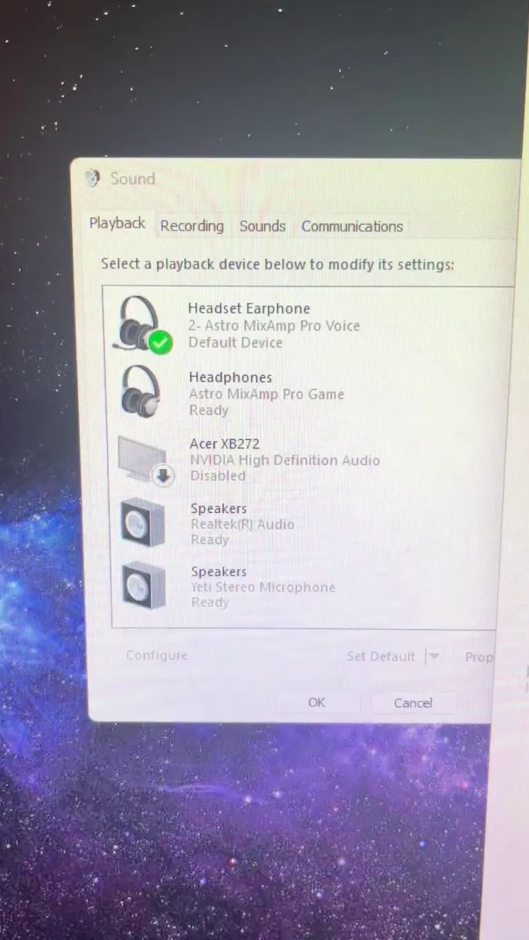 Why are my audio devices doing this?