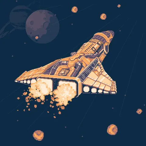 One of my most "balanced" pixel works