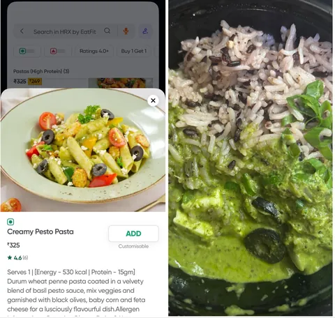 What I ordered vs what I received and their response that ruined my day.