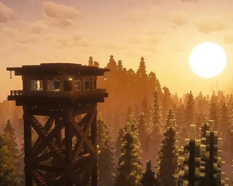I built a Firewatch tower inspired by the game Firewatch 🌲
