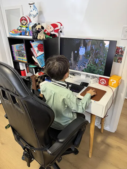 My &amp;yo son first battle station