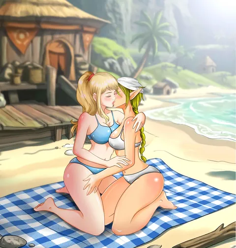 Beach Date [Metroid x Legend of Zelda]
