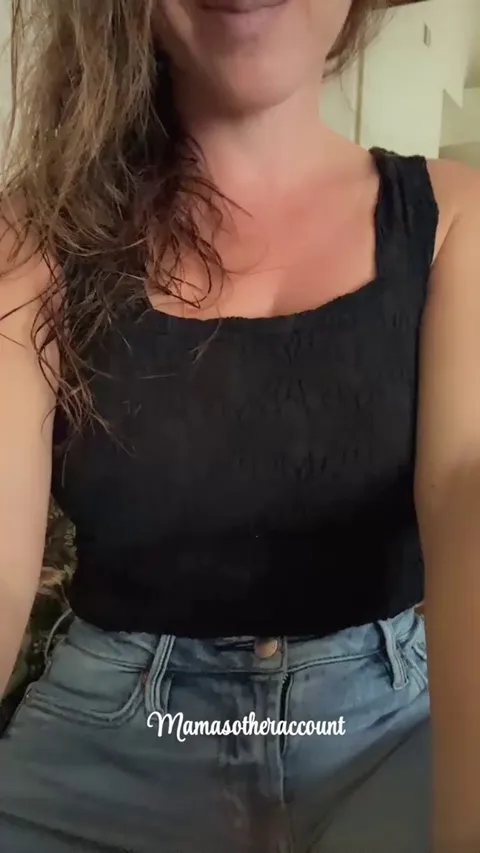 Little black shirt hiding my goods