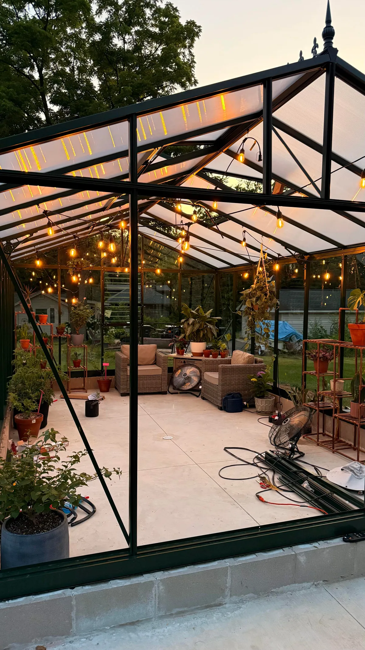 My dream greenhouse is almost complete!