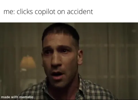 Why is that even an option.