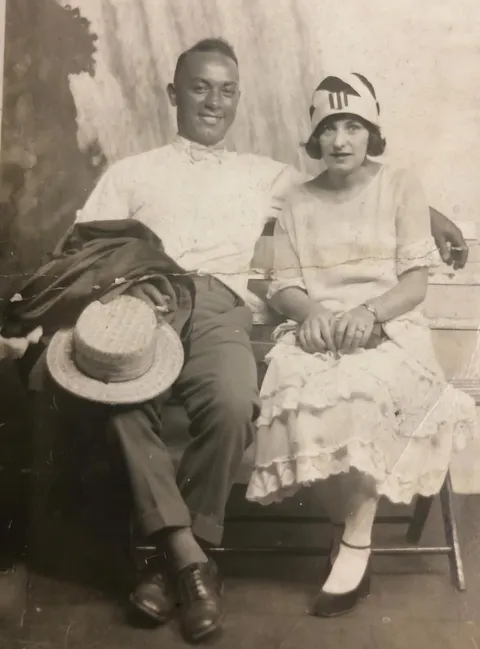 My Italian Great Grandpa and Scottish Great Grandma, Taken After Returning From The Great War