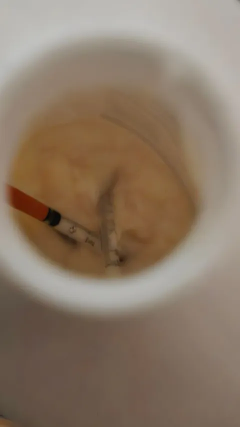 My coworker takes a shower in the office shower and he found this inside of them. 