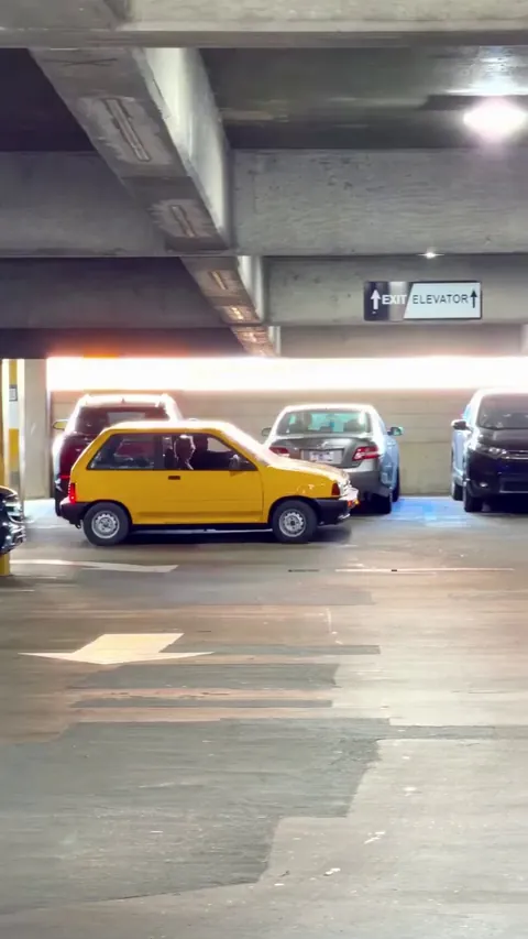 Nashville man who made world's thinnest road-legal car has now turned a tiny Ford Festiva into a bizarre 10-foot-wide highway monster
