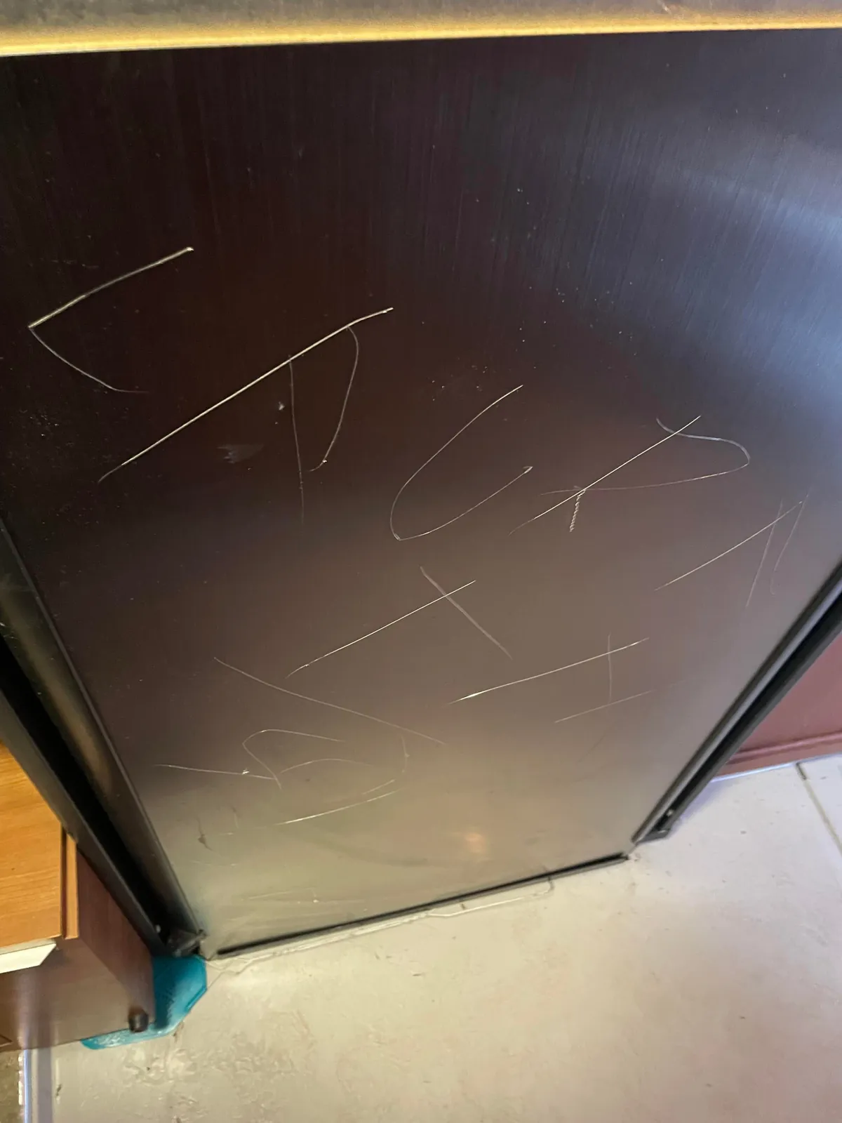 My aunt’s boyfriend took shrooms and vandalized my RV. 