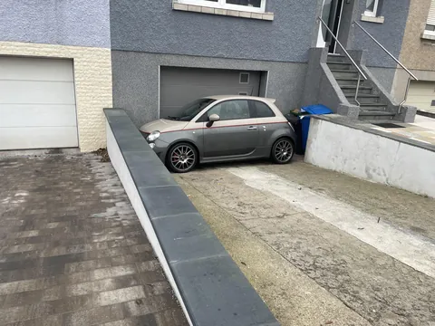 ....WHY?!? I went out for a walk today and this is how it looked at my neighbors house. Is my neighbor secretly Austin Powers?