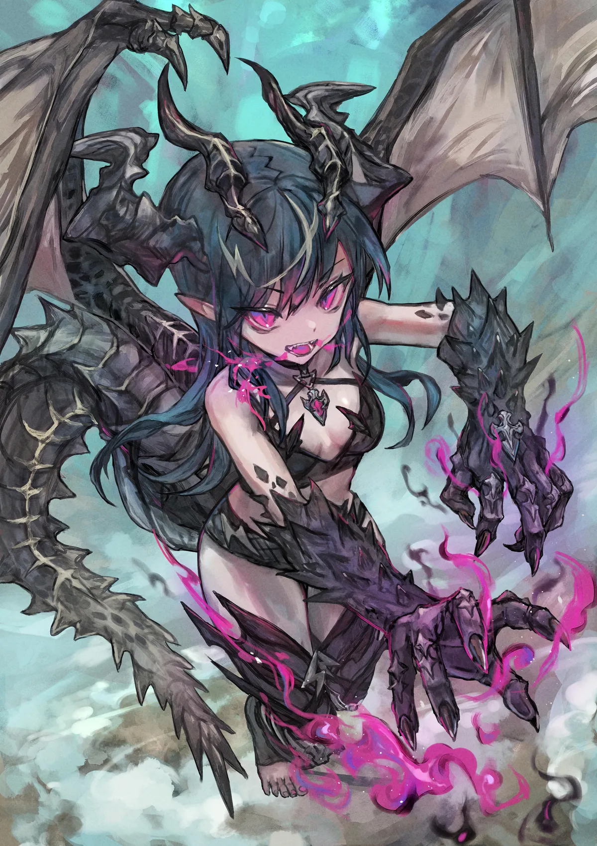 Black Dragon-chan [original]