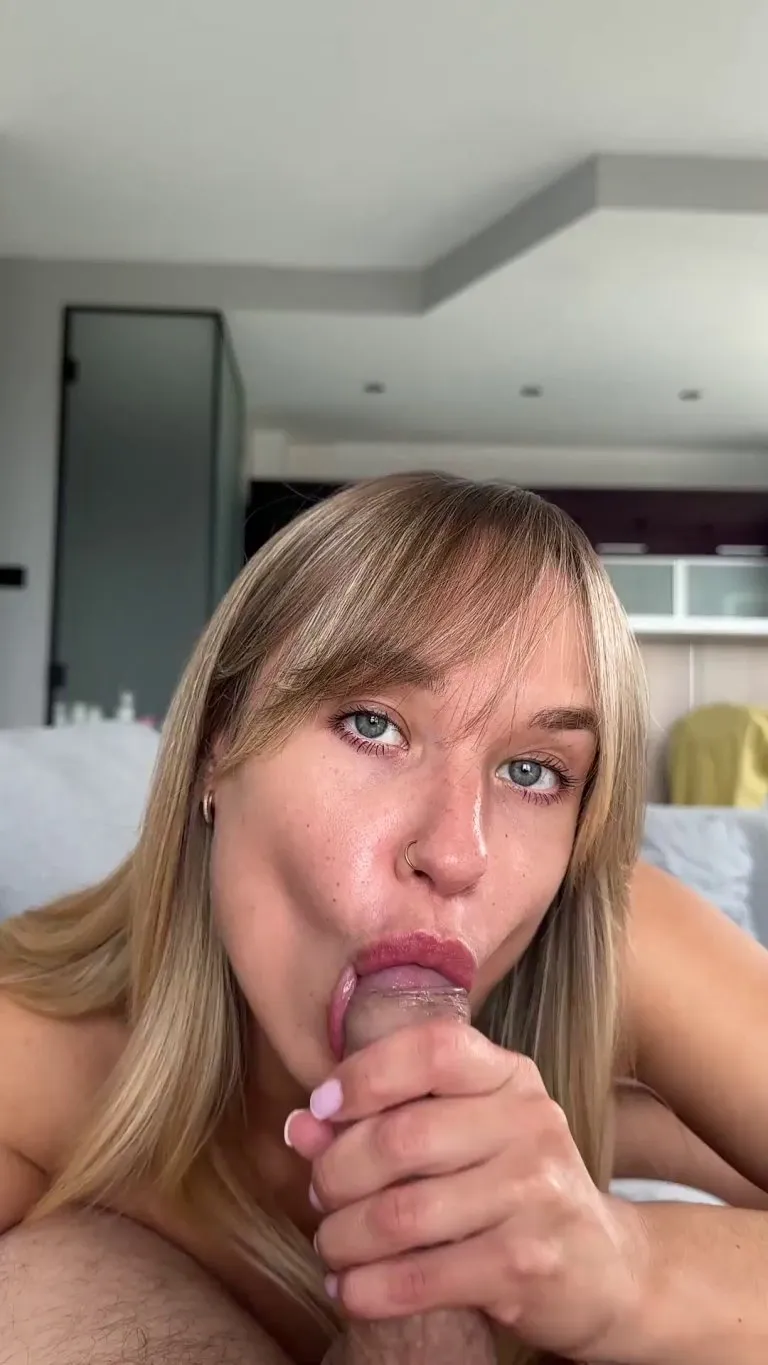 I hope you don't mind a friendly blowjob