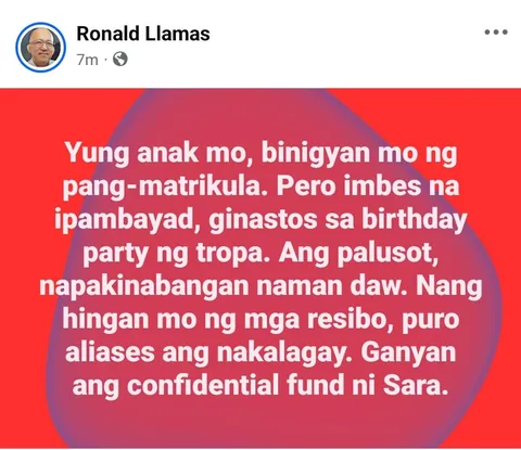 Senator Edu Mansanas keeping it 💯 🤔