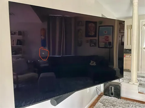 My 5-year-old son got upset that it was his bedtime and threw a 50-cent yo-yo at my 77" Sony OLED. The yo-yo won, and the TV's done.