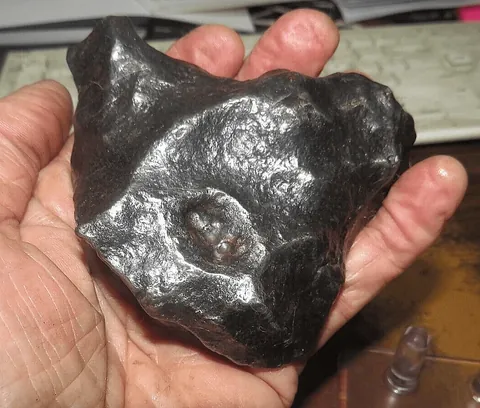 This is a piece of the iron asteroid that impacted Earth 49,500 years ago