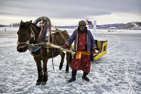 Mongolia in winter - the frozen wonderland