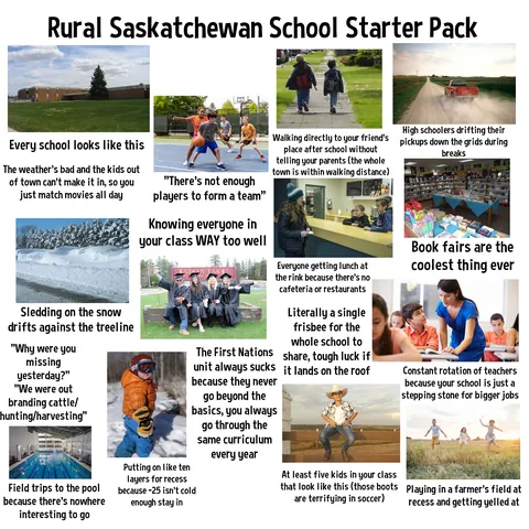 Rural Saskatchewan School Starterpack