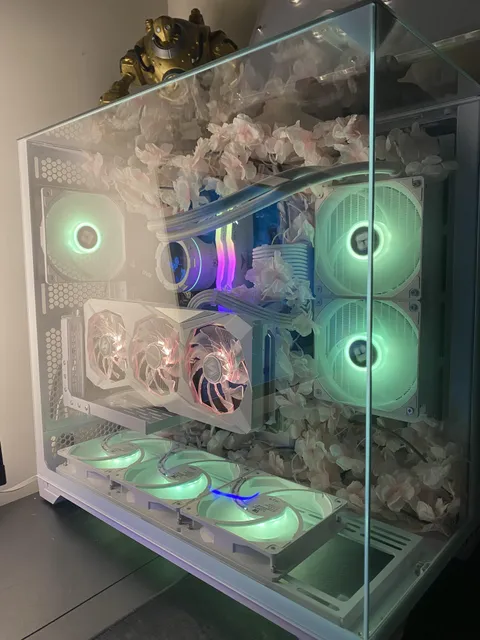 Figured out a way to hide wires and fill up empty space. What you guys think?