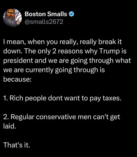 Guess why he is president?