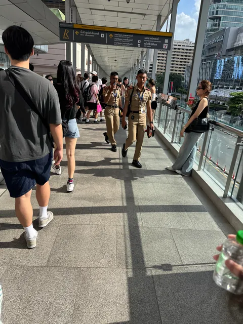 Does anyone knows who are those people? I’m curious as my Thai girlfriend tells me they are not Thai army.