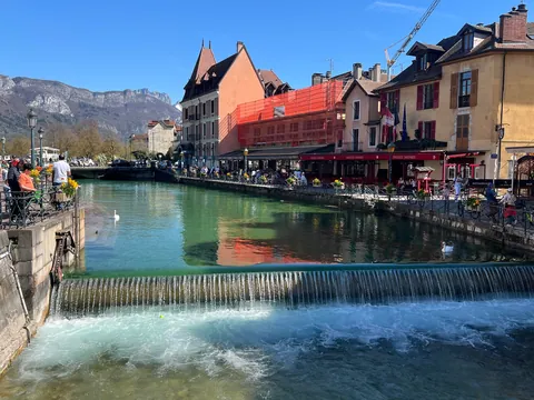 Springtime in Annecy, France.
