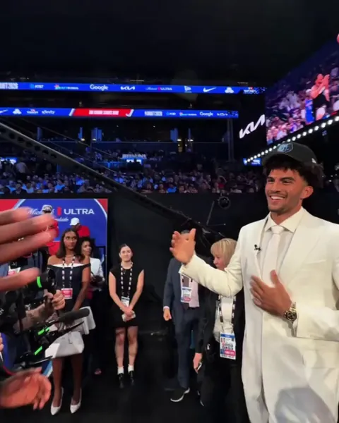 [All-Access] “It was meant to be, bro!” Cameron Boozer meets his new Memphis Grizzlies teammate Cedric Coward.
