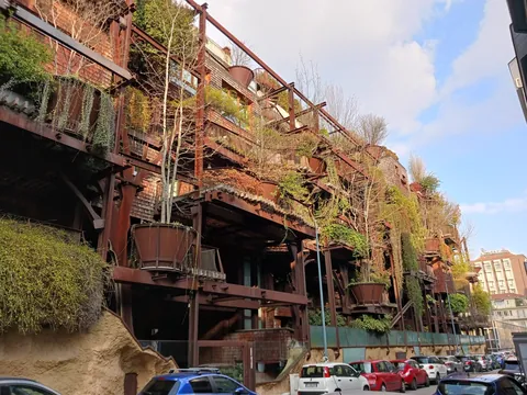 Absolutely insane apartment building in Turin I just stumbled upon