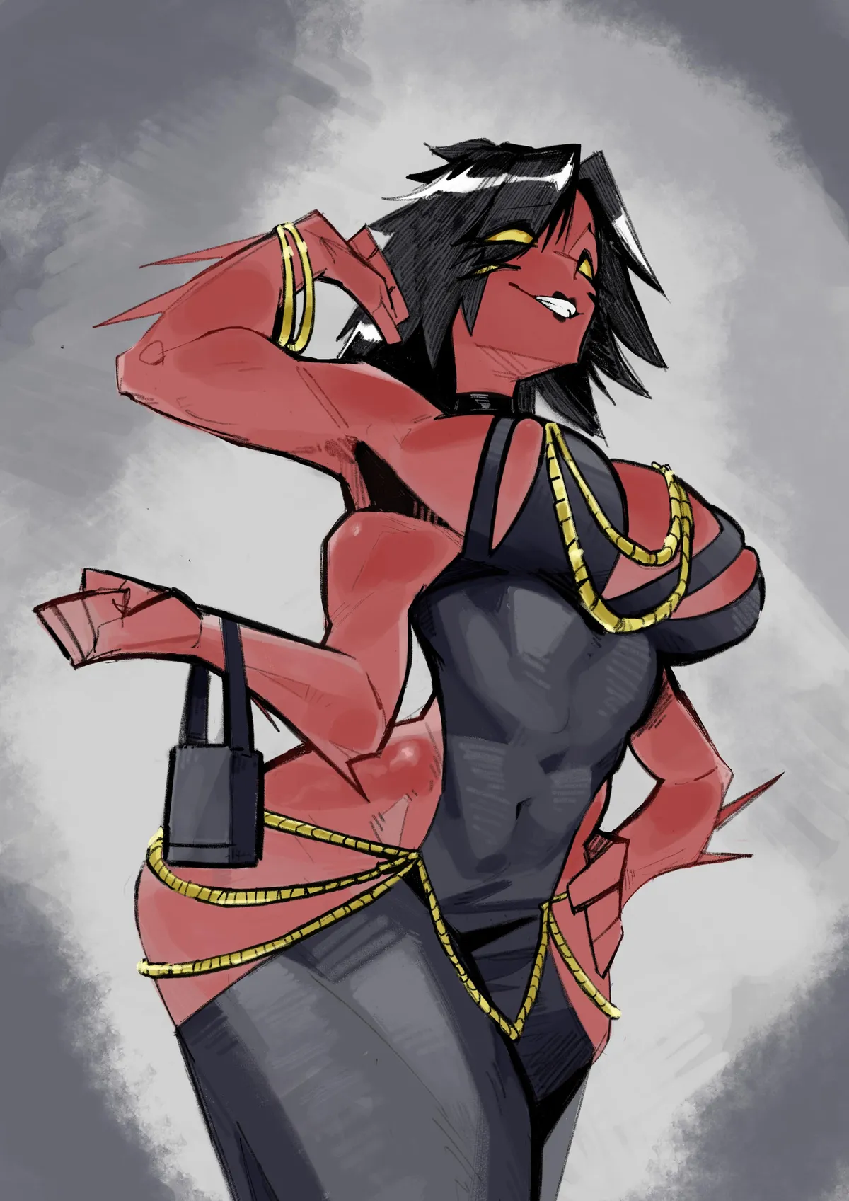 The things she can do with four arms...