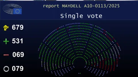 The European Parliament overwhelmingly supported Bulgaria's accession to the eurozone