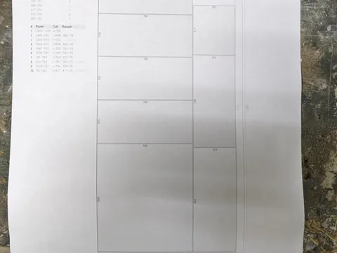 From a scribble on a piece of paper to the final product. Wife was happy in the end.