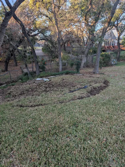Bought a trampoline for the kids. Then remembered the hill ..