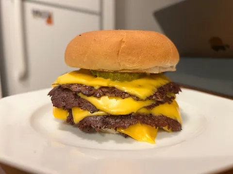 [Homemade] 5x 1oz smashburger