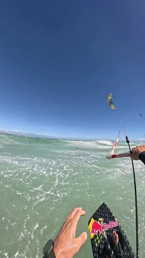 POV: Professional Kiteboarder Lasse Walker Takes Flight