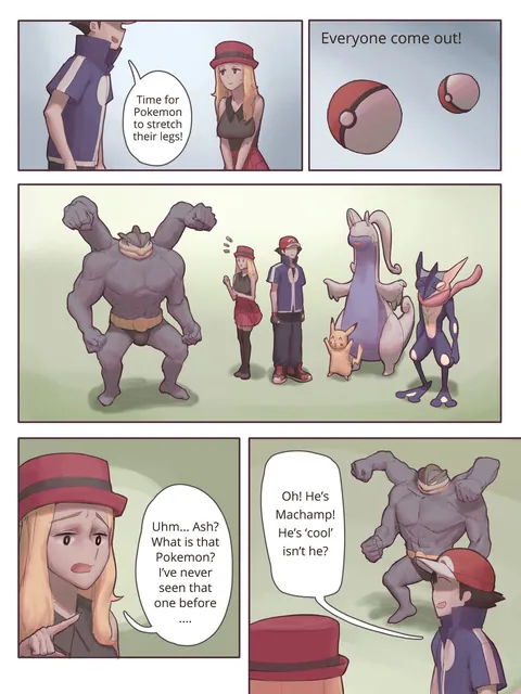 Machamp Used Knock Up!! (Serena) [Wjs07]
