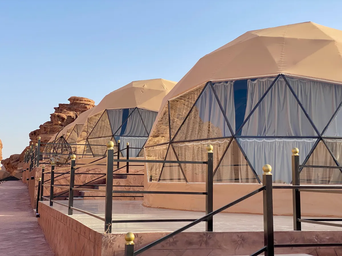 Exploring empty Jordan during a business trip