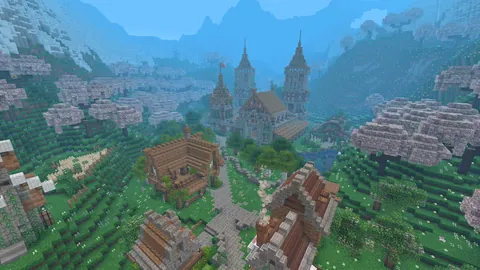 My survival world that I currently cannot play (thanks Mojang!)
