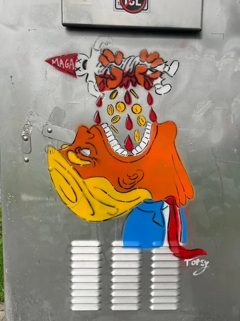 Twisted, Topsy, spray paint, 2026